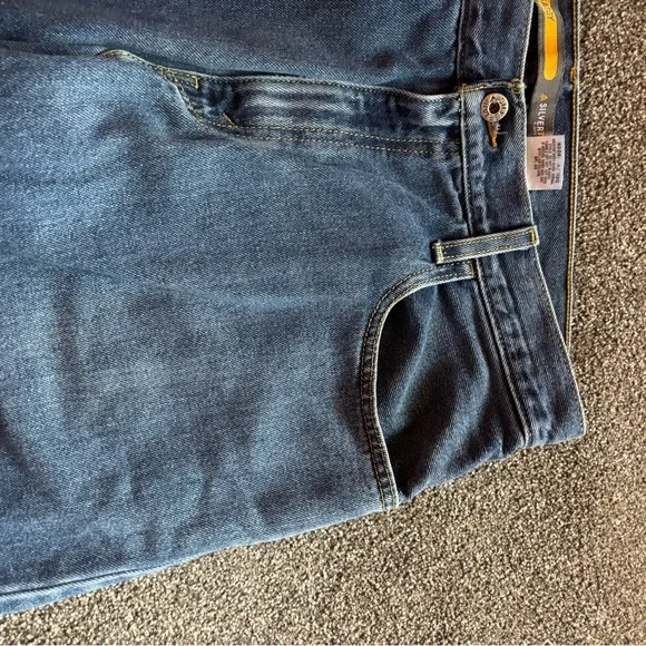 Vintage Y2K baggy hip hop men’s Sz 33x32 Levi’s silver tabmen’s blue denim Jeans